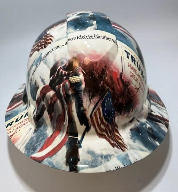 Valhalla Custom Gear Trump the World is Against Me Image 4 | Hydro Dipped Hard Hat Design | Hydro Dipped Graphic Hard Hats | Hydro-Dipped Hard Hat Design | Custom Designed Hard Hat | Custom Printed Hard Hat Design | Custom Hydrographic Hard Hats | Custom Hard Hat Designs | Custom Corporate Hard Hats Designs | Custom Designed Corporate Hard Hats | Custom Hydro dipped Corporate Hard Hat | Hydro dipped Construction Hard Hat | Custom Design Construction Hard Hat | Custom Corporate Construction Hard Hat | Hydro dipped Company Hard Hat | Custom Designed Company Hard Hat
