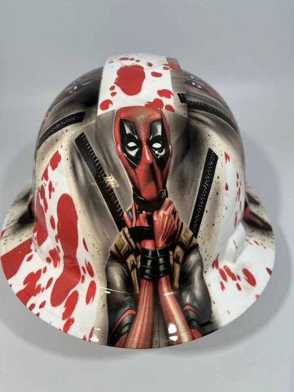 Deadpool Carnage Blood Splatter Image 4 | Hydro Dipped Hard Hat Design | Hydro Dipped Graphic Hard Hats | Hydro-Dipped Hard Hat Design | Custom Designed Hard Hat | Custom Printed Hard Hat Design | Custom Hydrographic Hard Hats | Custom Hard Hat Designs | Custom Corporate Hard Hats Designs | Custom Designed Corporate Hard Hats | Custom Hydro dipped Corporate Hard Hat | Hydro dipped Construction Hard Hat | Custom Design Construction Hard Hat | Custom Corporate Construction Hard Hat | Hydro dipped Company Hard Hat | Custom Designed Company Hard Hat