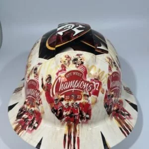 San Francisco 49ers – NFC West Champions Image 4 | Hydro Dipped Hard Hat Design | Hydro Dipped Graphic Hard Hats | Hydro-Dipped Hard Hat Design | Custom Designed Hard Hat | Custom Printed Hard Hat Design | Custom Hydrographic Hard Hats | Custom Hard Hat Designs | Custom Corporate Hard Hats Designs | Custom Designed Corporate Hard Hats | Custom Hydro dipped Corporate Hard Hat | Hydro dipped Construction Hard Hat | Custom Design Construction Hard Hat | Custom Corporate Construction Hard Hat | Hydro dipped Company Hard Hat | Custom Designed Company Hard Hat